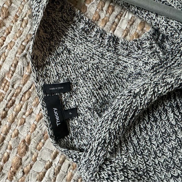 Theory Cable Knit Open Back Sleeveless Sweater - Picture 3 of 4